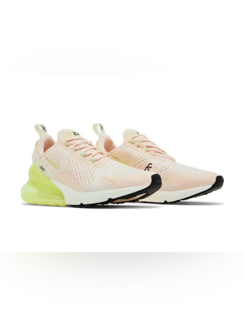 Nike Air Max 270 AH6789-802 Guava Ice/Life Lime Low Top Women 6.5